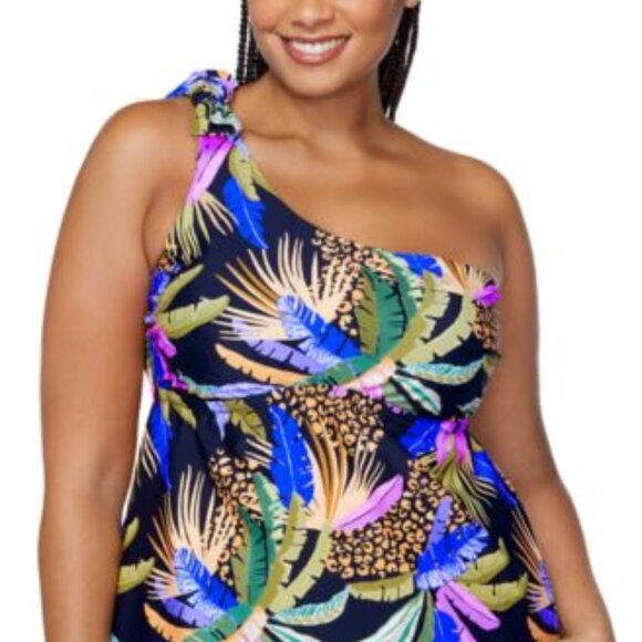 Raisins Plus Size Rimini Swim Tankini Size 22W | NWT | Full Coverage - Picture 3 of 3